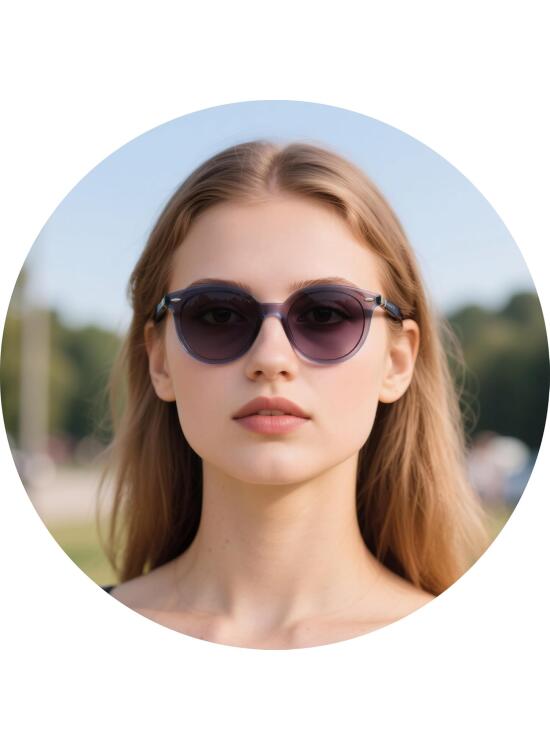 Gafas de sol redondas de gran tamaño, ligeras, clásicas, para viajes al aire libre, para conducir