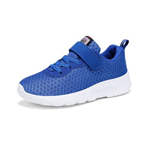 Generisch Zapatillas de deporte para niñas Zapatillas de correr para niños Zapatos deportivos ligeros para niñas Cómodas zapatillas transpirables para niñas Ocio Escuela, azul, 40 EU