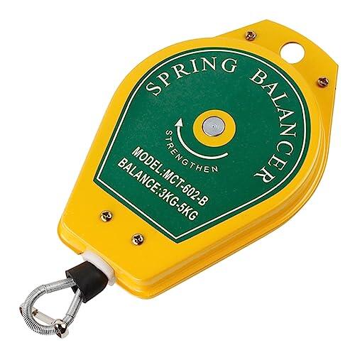 FBANULPEX Herramienta Colgante retráctil, Equilibrador de Resorte, tensión Ajustable, Seguro, Reduce la Fatiga, línea de Montaje retráctil(35kg)