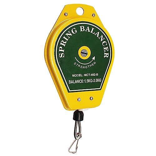 FBANULPEX Herramienta Colgante retráctil, Equilibrador de Resorte, Herramienta retráctil Colgante, Soporte for equilibrador de Herramientas(1.5 3kg)