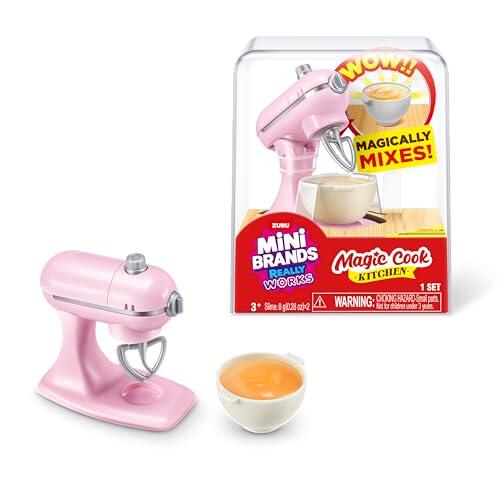 Mini Brands Really Works Magic Cook Kitchen Cápsula Serie 1 (Mixer) de ZURU: Electrodomésticos de Cocina Miniatura funcionales, Juguete Coleccionable Sorpresa para niños, Adolescentes y Adultos 3+