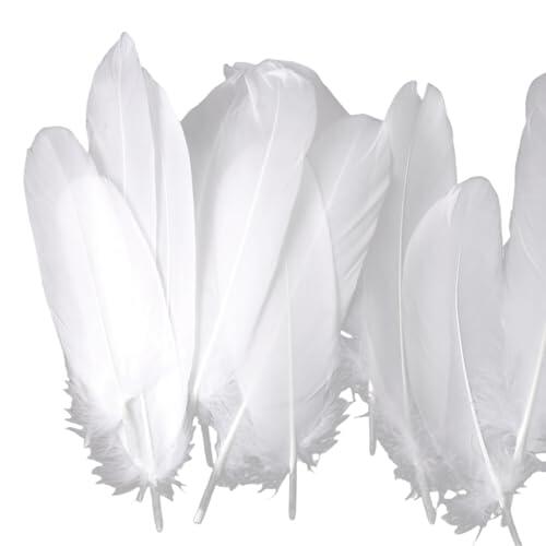 100 Piezas De Manualidades Coloridas Naturales Para Manualidades Artesanales Carnavales Halloween Boda Pluma Colorida
