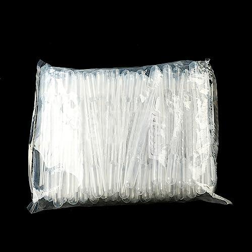 LUJIAXI 100 pipetas desechables de 0,2/0,5/1/2/3/5 ml, pipetas de transferencia prácticas para experimentos científicos