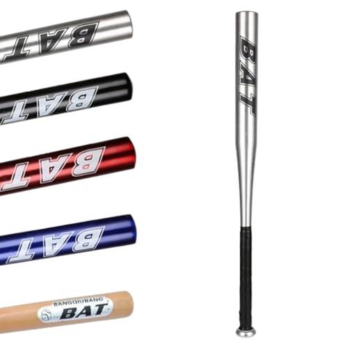 YIJIA | Bate de béisbol de Aluminio | 71,12cm(28 Pulgadas) - Bate de béisbol, Entrenamiento con Peso y Juegos de Pelota - Diseño Ergonómico para Adultos y Jóvenes - Color: Gris