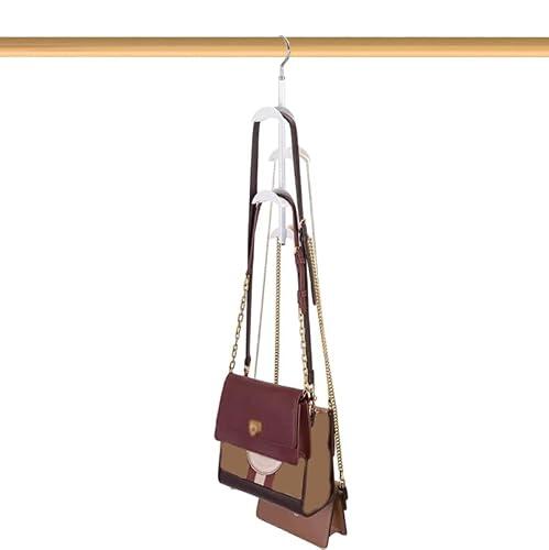 Organizador de Bolsos | Organizador de Bolsas de Mano para Armario, Organizador de habitación, Soporte Giratorio para Mochila para Chaleco, Sujetador, Corbata, cinturón, Chal, Sombrero, Ropa Interior
