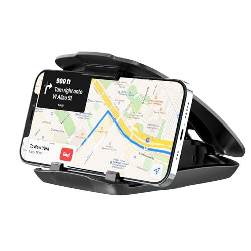APPS2Car Soporte de Coche GPS para salpicadero de Coche, Compatible con Todos los Dispositivos de 3 a 6,8 Pulgadas, Soporte Adhesivo Antideslizante para Garmin Nuvi, Tomtom, Magellan Roadmate, iPhone