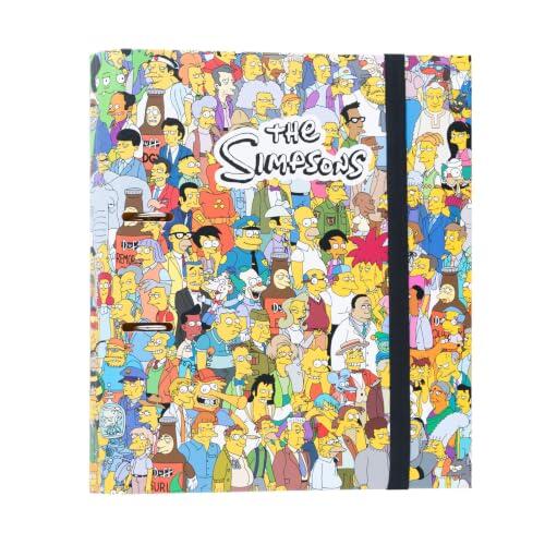 Organización y Estilo con Los Simpson: Análisis del Archivador de 2 Anillas Grupo Erik