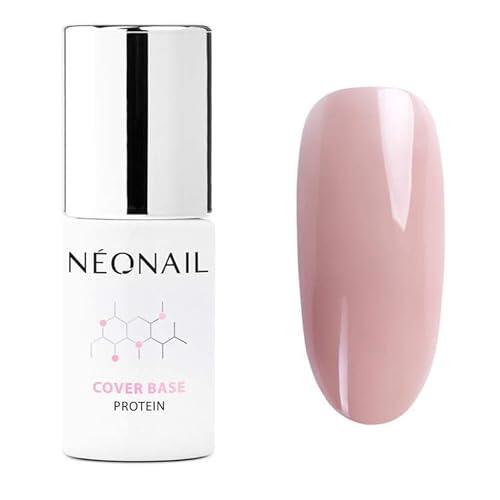 NÉONAIL Pintauñas Semipermanentes 7,2 ml - Base Coat Semipermanente - Cover Base Protein Natural Nude - Esmaltes Semipermanentes Para Uñas - Gel Uñas - Manicura - Base Esmalte - Gel UV LED