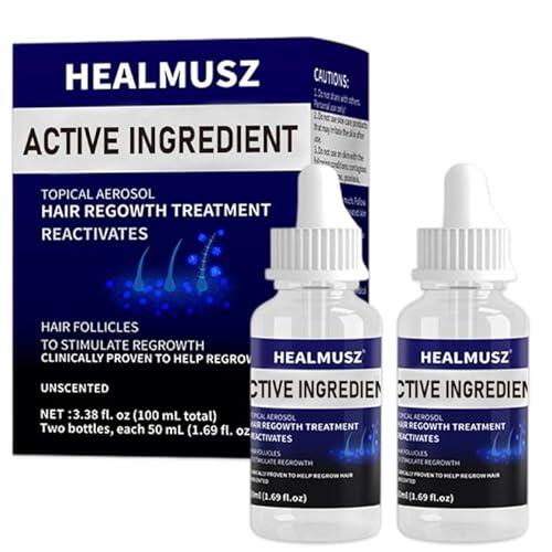 2 * 50ml Serum de Crecimiento del Cabello, Suero Para el Pelo, Loción Anticaida del Cabello Mujer y Hombre, Para Crecimiento y Anticaida Hair Growth, Fortalece el Hair