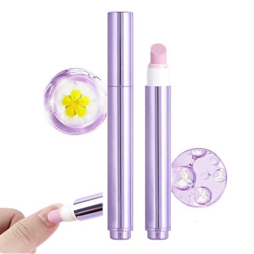 Pluma removedor de cutículas de uñas, bolígrafo de aceite de cutículas 2 en 1, empujador de cutículas bolígrafo de aceite de uñas con punta de cerámica, bolígrafo pulidor de uñas para padrastros, uñas