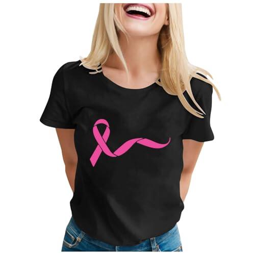 Camiseta de manga corta para mujer, cuello redondo, transpirable, suave, informal, cómoda, informal, básica, para verano, tiempo libre, Negro , 3XL