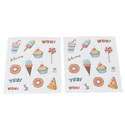 Denash Álbum de Fotos de Cámara Instantánea Decorativa Decorativa Sólida, 2pcs para Familiares y Amigos para Diseñar Cámaras, 3.1 X 3.9 Pulgadas de PVC (Postre)