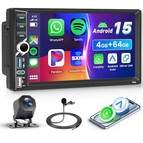 Renueva tu coche con la radio Android 15 VECHTEL de 7 pulgadas