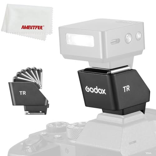 Godox TR TTL Hot Shoe Height Increasing Seat, compatible con C/S/N/F/O de TTL Parpadeo automático y sincronización de alta velocidad, adecuado para Godox Flash de menos de 300 g (compatible con Canon)