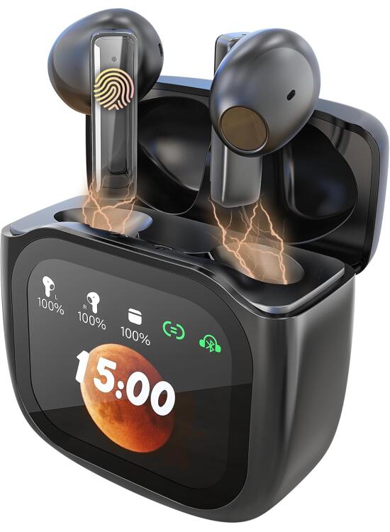 Análisis Detallado: Auriculares Inalámbricos con Pantalla LED y Cancelación de Ruido