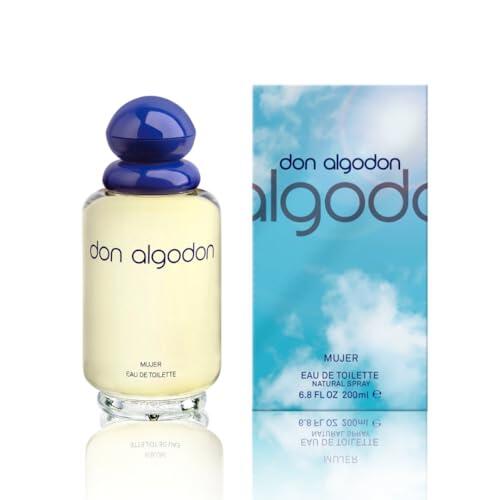 Don Algodón Eau de Toilette Mujer 200 ml | Perfume femenino con vaporizador | Fragancia floral y cítrica con vetiver | Clásico atemporal, elegante y fresco