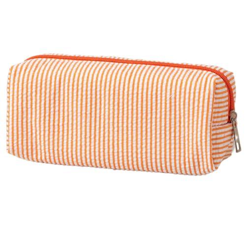 HFHungkeong Estuche grande para lápices con compartimentos, naranja, Estilo