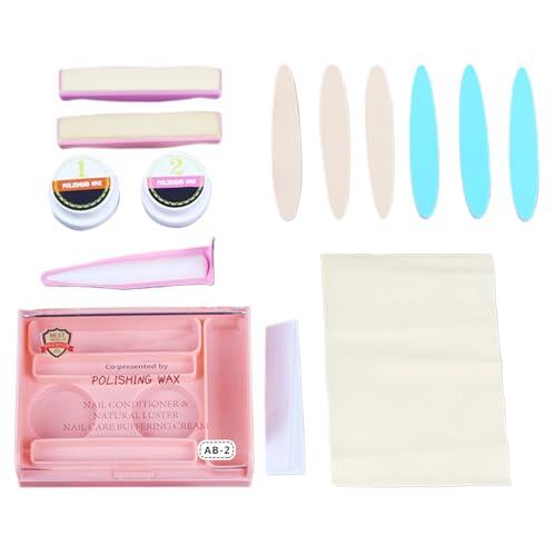 Kit De Manicura | Reforzador De Uñas Dañadas | Brillo Larga Duración Herramientas Versátiles Para Mujeres, Adultos, Ideal Hogar, Viajes, Cuidado De Belleza, Fortalecimiento De Uñas