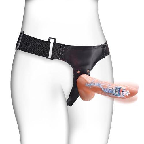 Q2K - Herramienta de ventosa para mujer de material TPE suave ajustable, realista, clásica, manos libres
