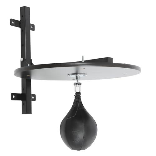 Speed Bag Plataforma Kit de Plataforma Profesional de Altura Ajustable con Bomba y Aguja de Inflación para Casa Gimnasio 60 x 60 cm
