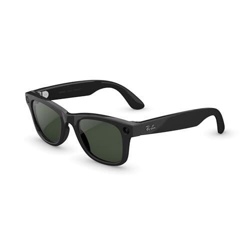 Ray-Ban | Meta Wayfarer (Gen 2) - Transiciones Negras Brillantes Lentes Verdes Grafito