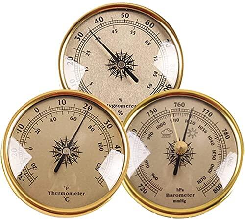 SDGBCXD barómetro, Medidor de presión de Aire 3 en 1, termómetro, barómetro, higrómetro, 72 mm, Accesorios de Pesca, Herramientas
