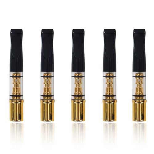 JYNVO 5 piezas Portacigarrillos, punta de cigarrillo reutilizable, adecuado para cigarrillos finos, medianos y gruesos