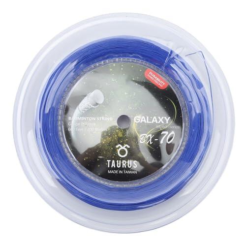 Cuerda de Bádminton POWERTI BX70 0 7mm Alta Elasticidad Nylon Multifilamento 200m Accesorio Profesional para Raquetas Entrenamiento y Competición Color Azul