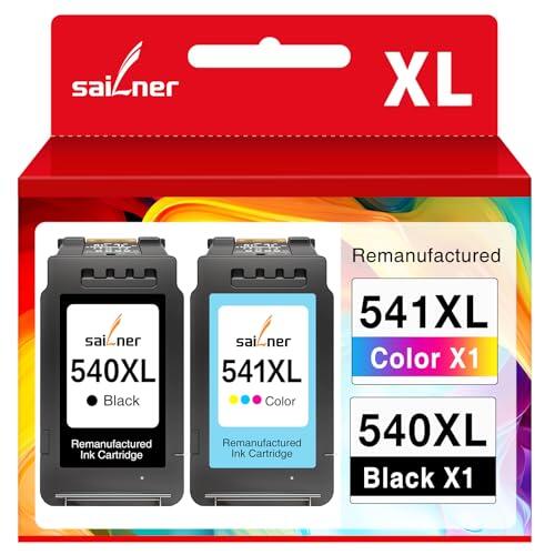 540 XL 541 XL Cartuchos de Tinta PG-540XL CL-541XL, Compatible con Tinta Canon 540 541XL, para Pixma TS5150 TS5151 MG3650S MG3650 MG3600 MG3150 MG3250 MX475 (Negro y Color)