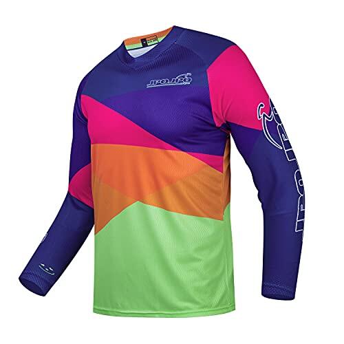 Camiseta de ciclismo infantil para niños y niñas, camiseta de ciclismo de montaña para niños y niñas, camisetas de deportes de motor, 16, 6 Years