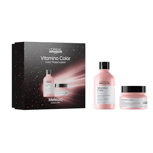 Cofre Edición Limitada Meteora Vitamino Color 2025 Duo de L’Oréal Professionnelpara hidratar y proteger el cabello coloreado
