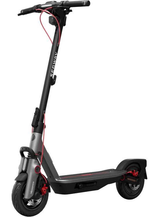 Segway-Ninebot, Patinete eléctrico, Modelo F3 Pro E para Adultos, Velocidad máxima de 25km/h, Autonomía de hasta 70km, Suspensión Delantera hidráulica y Trasera de elastómero