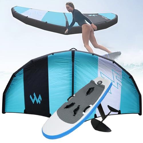 XEEAOFE Wind Wingfoil y Tabla de Hydrofoil con Hydrofoil, Tabla de Hydrofoil Inflable con Wind Wing Foil Inflable y Hydrofoil, para Deportes Acuáticos al Aire Libre