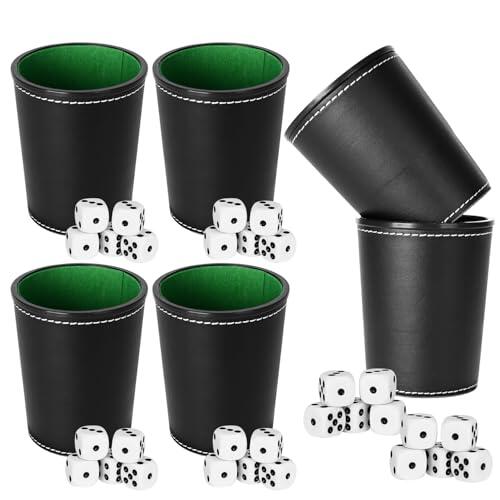 Eleva tus noches de juegos con el juego de tazas de dados BUCOMTU