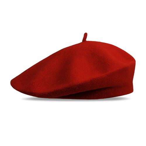 HMCEY Boina Francesa Mujer Hombre,Boina Parisina de Verano,French Beret Hat,Boinas de Pintor Disfraz,Chapela Vasca Elegante,Sombrero Pintor Vintage,Boinas Artista de Invierno,Sombrero Mimo Disfraz