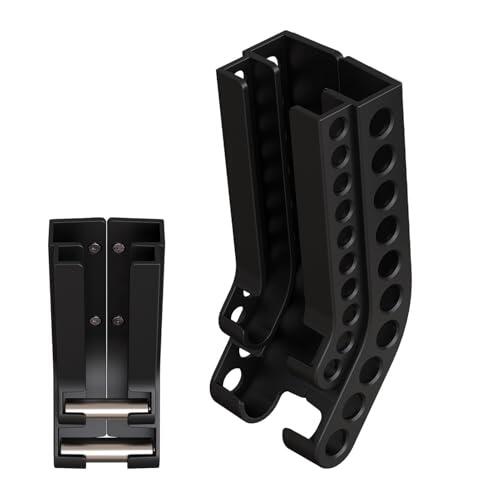 Dispensador de batería, soporte de pared de almacenamiento de batería, soporte de almacenamiento para organizador de , Combo de conducto con pilas AAA para armario de cocina, garaje, almacena 10 pilas