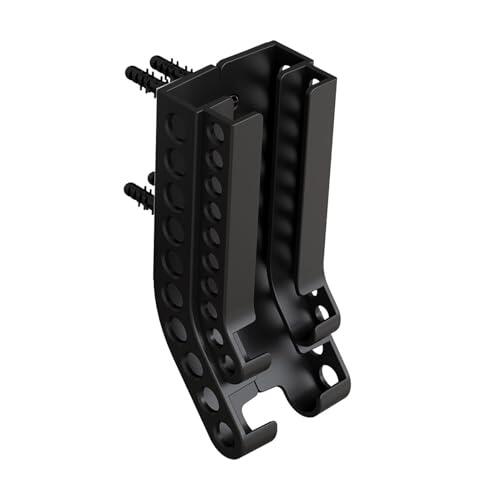 Dispensador de batería, soporte de pared de almacenamiento de batería | Combo caída de batería - Soporte de pared de almacenamiento para organizador de pilas AA y AAA, para el hogar, garaje y cocina