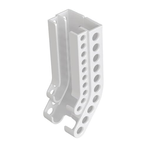 Qzdtue Organizador de batería de pared, organizador de almacenamiento de batería - Soporte de almacenamiento combinado para conductos | Soporte de pared de almacenamiento para organizador de baterías