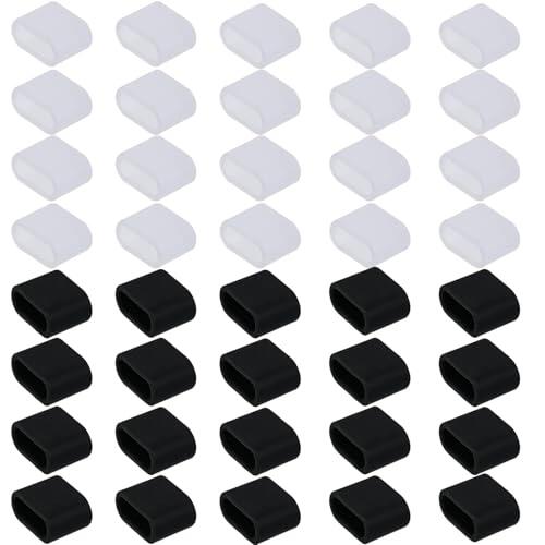 HoAhaMay 40 Piezas Tapas Protectoras USB-C,Fundas Protectoras de Silicona para Puertos de Carga.Tapas Protectoras y Fundas para Cables aptas para Todos los Cables de Carga USB Tipo C