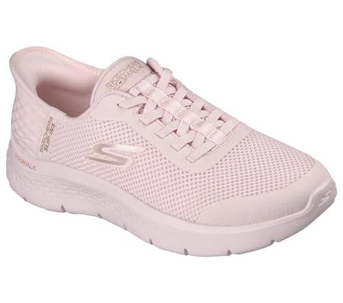 Skechers GO Walk Flex Grand Entry - Tenis para Mujer, Color Rosa Claro, Talla 6