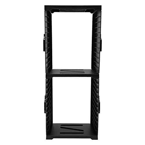 CHICIRIS Soporte de la Torre de Almacenamiento de Juegos de Doble Capa para el Interruptor de, Diseño de Ensamblaje de Bricolaje