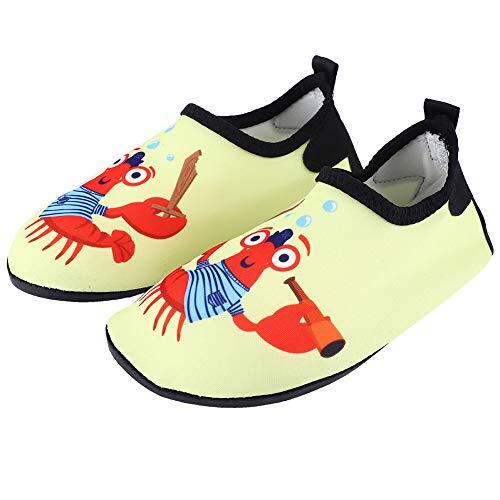 Niños zapatos de agua de dibujos animados brillantes secado rápido anti-deslizamiento ligero para la playa de natación en el río (30-31)