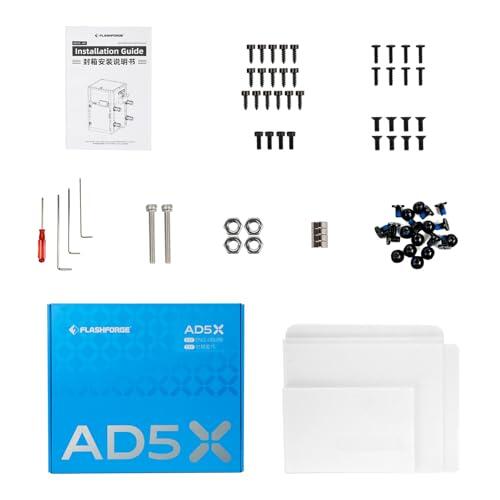 Flashforge Carcasa para Impresora 3D AD5X - Kit DIY con Paneles y Tornillos - Impresión Segura y Silenciosa con ABS, ASA, PC