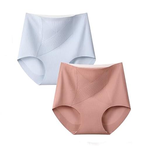 Genérico Braguitas Ciracla Lushybum, Braguitas Moldeadoras Premium, Confortables y Antifugas, Braguitas Moldeadoras de Cintura Alta sin Costuras para Mujer (2pcs-d,XXL)