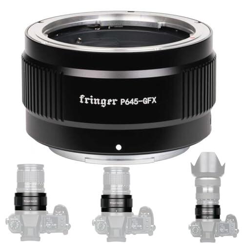 Fringer P645-GFX (FR-P6TG1) Adaptador de Lente de autoenfoque para Objetivos Pentax 645 FA/DFA/DA y A/LS a cámaras de Formato Medio FX GFX con Motor AF Integrado