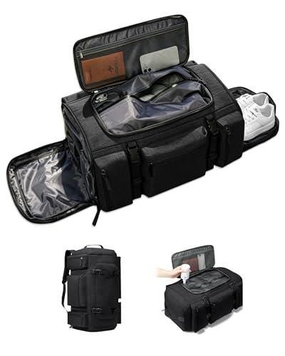 VENATIN Mochila de esquí al vacío,Snowboard, Casco Accesorios Mochila para Botas de esquí,viaje Senderismo para Exteriores negro