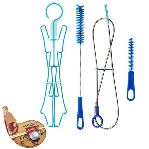 Kit de Limpieza de Bolsas de Agua,Kit de Limpieza de depósitos de Agua | Juego de cepillos limpiadores de Botellas de multifunción - Suministros al Aire Libre, Cepillo para Bolsa de hidratación p