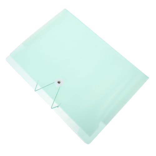 Artibetter Carpeta Archivos Multi Bolsillo Expandible Organizador Oficina Escuela Compartimentos Verde Elegante