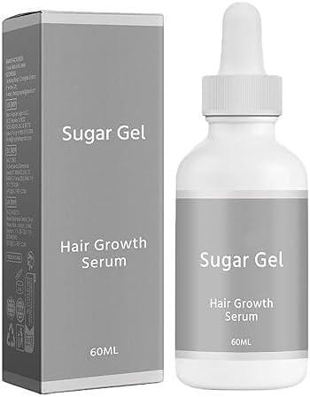 Gel de Azúcar Desoxirribosa para el Crecimiento del Cabello, Esencia para el Engrosamiento del Cabello para Hombres y Mujeres, Suero Reparador Fuerte