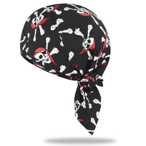 GILWUMO 1 Pieza Bandana Hombre - Gorra Bicicleta Verano, Pañuelo Deportivo para Cabeza - Secado Rápido para Ciclismo, Running, Fitness y Viaje